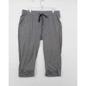 Under Armour Mens HeatGear Loose Fit Capri‎ Training Pants Gray XXL 2XL